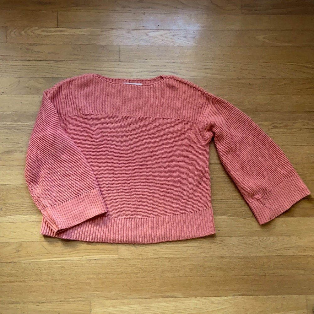 LOFT Super Cute Chunky Orange Sweater 🍾✨